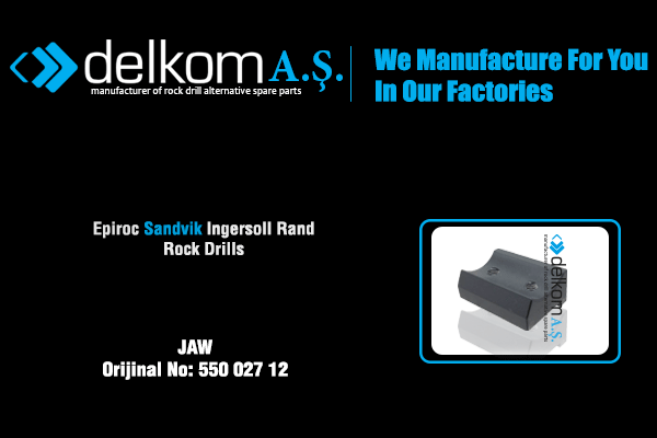 JAW Rock Drill Spare Parts