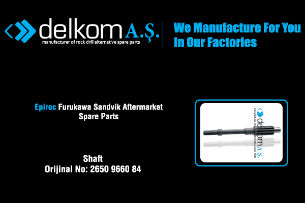 Eje Rock Drill Spare Parts