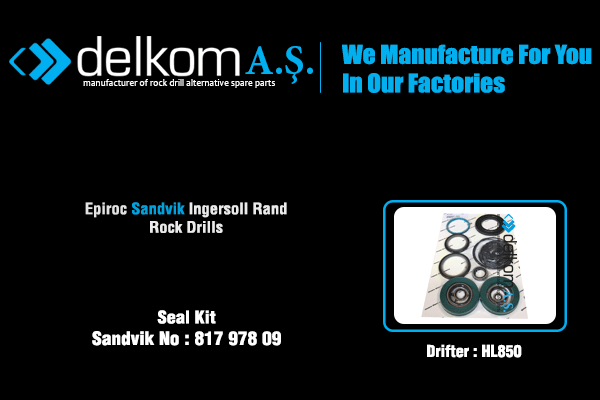 Kit de Sellos HL850 Rock Drill Spare Parts