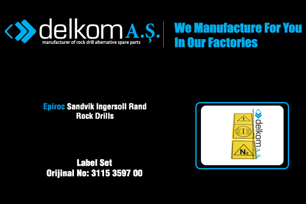 Chapa Compl. Rock Drill Spare Parts