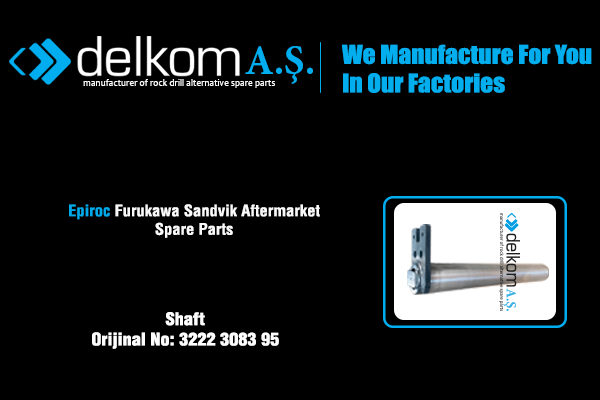 Arbre Rock Drill Spare Parts