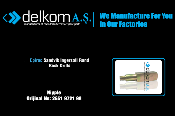 Adapteur de tuyau Rock Drill Spare Parts