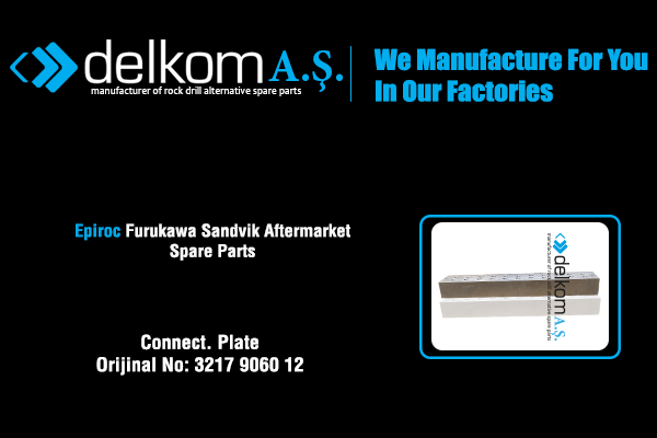 Plaque de connexion Rock Drill Spare Parts