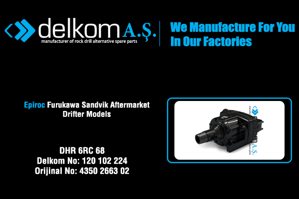 DHR 6RC 68 Rock Drill Spare Parts