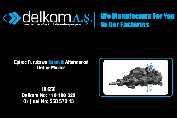 HL650 Rock Drill Spare Parts