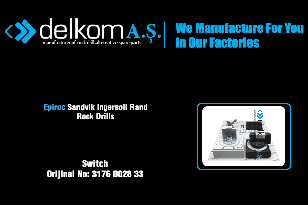 Ana Şalter Açma Kolu Rock Drill Spare Parts