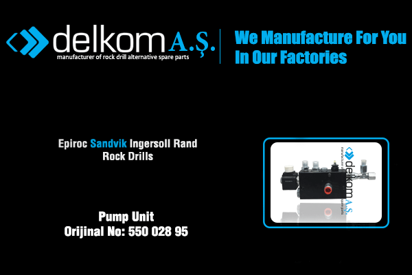 Tabanca Yağlama Pompası Komple Rock Drill Spare Parts