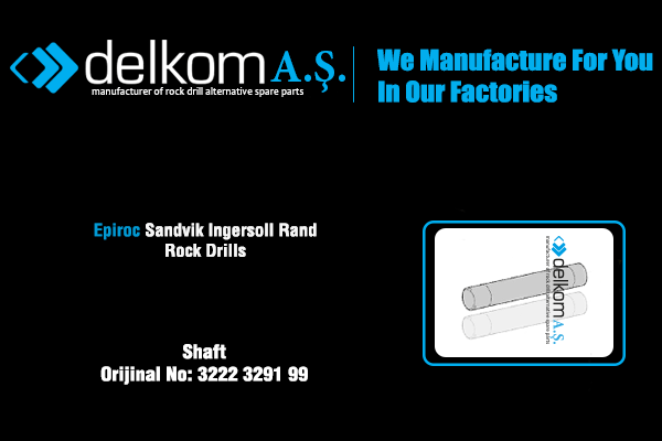 Bakla Pim İç Rock Drill Spare Parts
