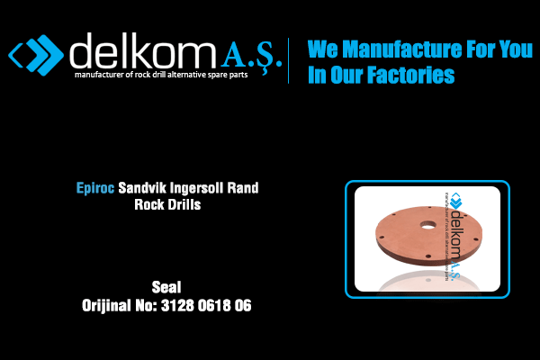 Rod Lastiği Rock Drill Spare Parts