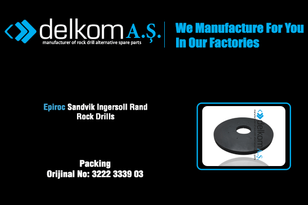 Rod Lastiği Rock Drill Spare Parts