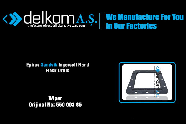 Boom Toz Keçesi Rock Drill Spare Parts