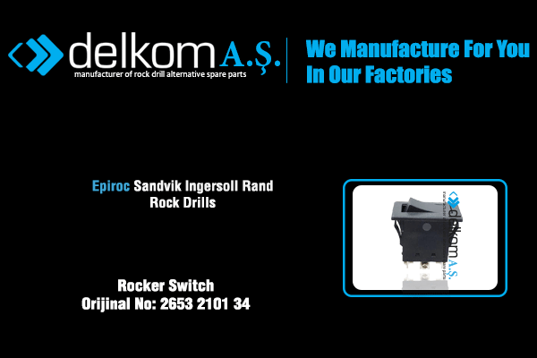 Konum Anahtarı Rock Drill Spare Parts