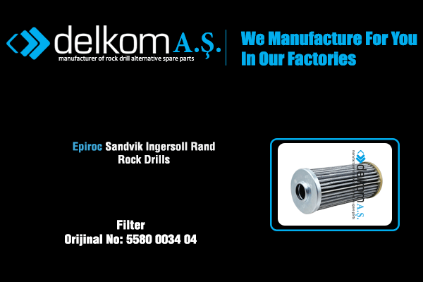 Filtre Rock Drill Spare Parts