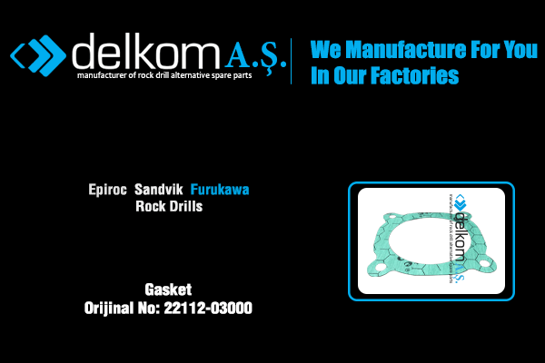 Klepe Contası Üst Rock Drill Spare Parts