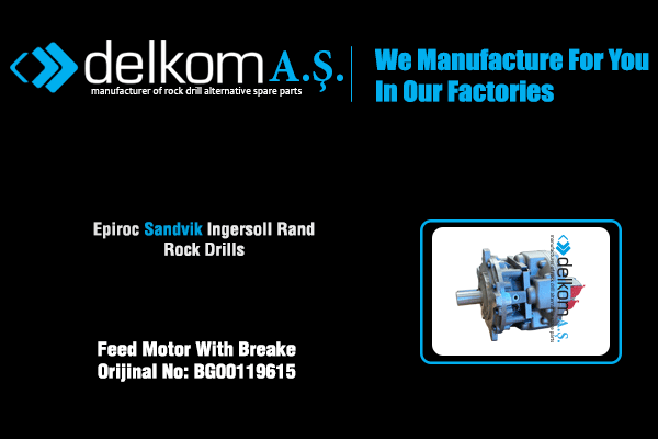 Baskı Motoru Fren Grubu Rock Drill Spare Parts