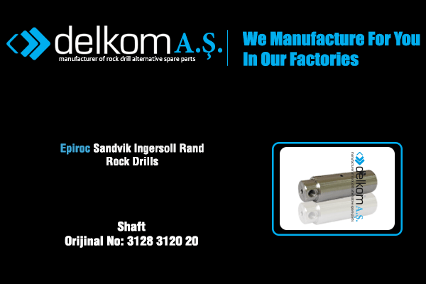 Taşıyıcı Dişli Pimi Rock Drill Spare Parts