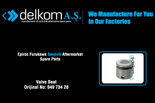 Hidrolik Valf Kapağı Rock Drill Spare Parts