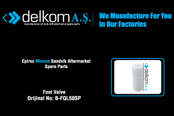 DTH Biti Plastik Valfi Rock Drill Spare Parts