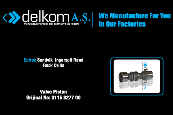 Darbe Valfi Rock Drill Spare Parts