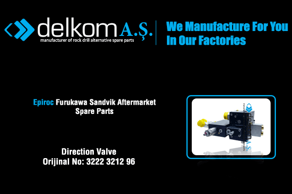 Baskı Kontrol Valf Ünitesi Rock Drill Spare Parts