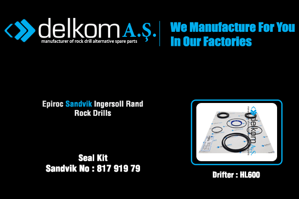 Hidromotor Tamir Takımı HL600 Rock Drill Spare Parts