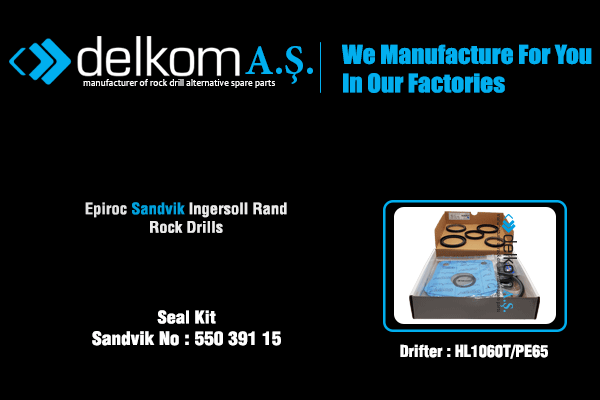 Tabanca Tamir Takımı HL1060T/PE65 Rock Drill Spare Parts