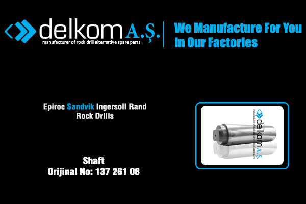 Kızak Bağlantı Pimi Rock Drill Spare Parts