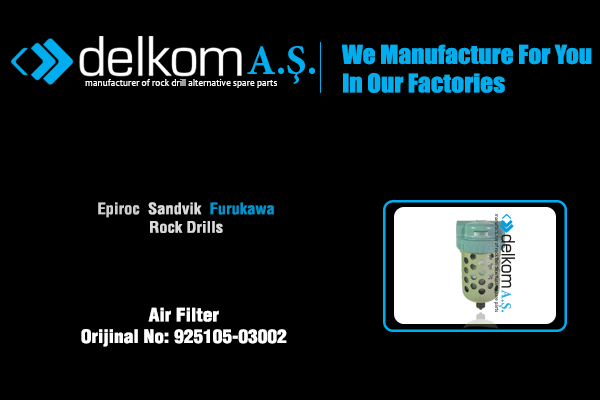 Şartlandırıcı Rock Drill Spare Parts