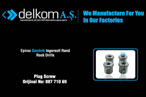 Havşa Başlı Tapa Rock Drill Spare Parts