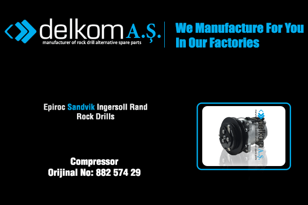 Klima Kompresörü Rock Drill Spare Parts