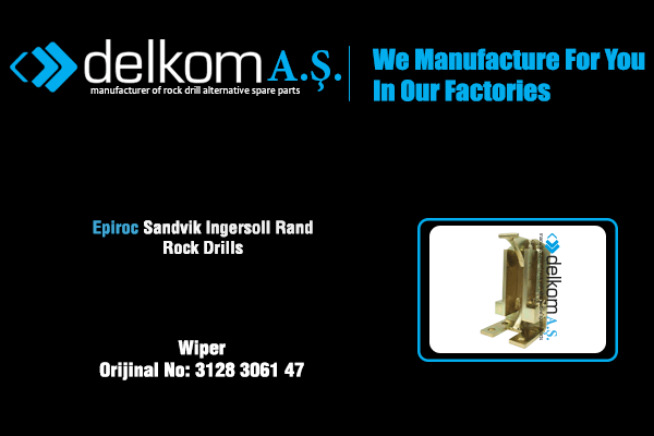 Halat Muhafaza Tablası Rock Drill Spare Parts
