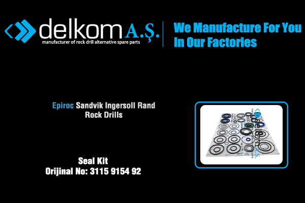 Tabanca Tamir Takımı Rock Drill Spare Parts