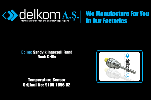 Kompresör Hararet Müşürü Rock Drill Spare Parts