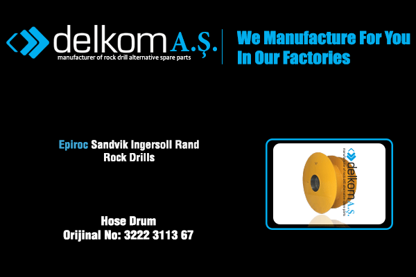 Hortum Makarası Rock Drill Spare Parts
