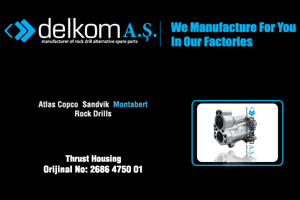 Tabanca Ana Gövdesi Rock Drill Spare Parts