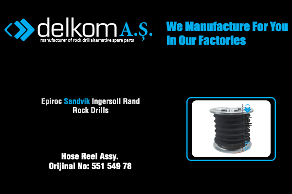 Hortum Makara Grubu Rock Drill Spare Parts