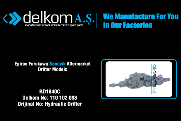 RD1840C Rock Drill Spare Parts
