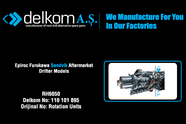 RH6050 Rock Drill Spare Parts