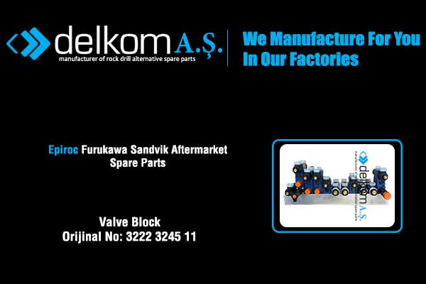 Robot Kontrol Valf Ünitesi Rock Drill Spare Parts