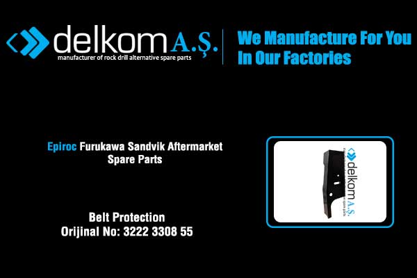Muhafaza Kapağı Üst Rock Drill Spare Parts