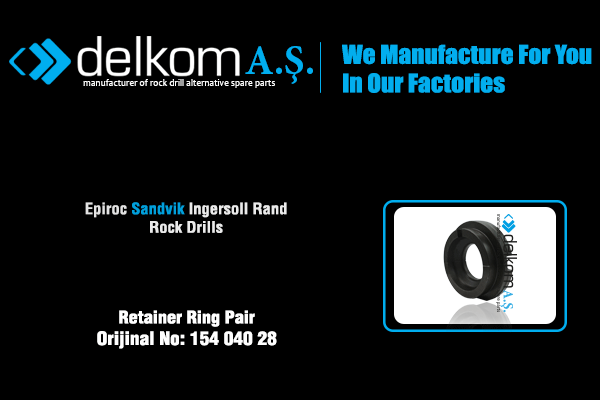 Retainer Ring Pair Rock Drill Spare Parts