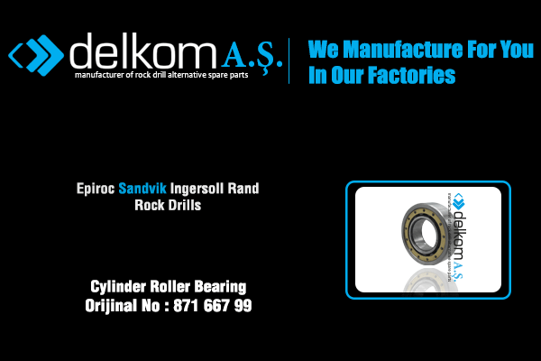 Cylinder Roller Bearing Rock Drill Spare Parts