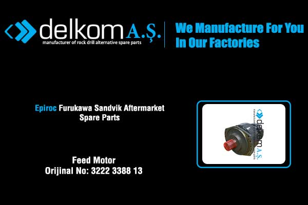 Feed Motor Rock Drill Spare Parts